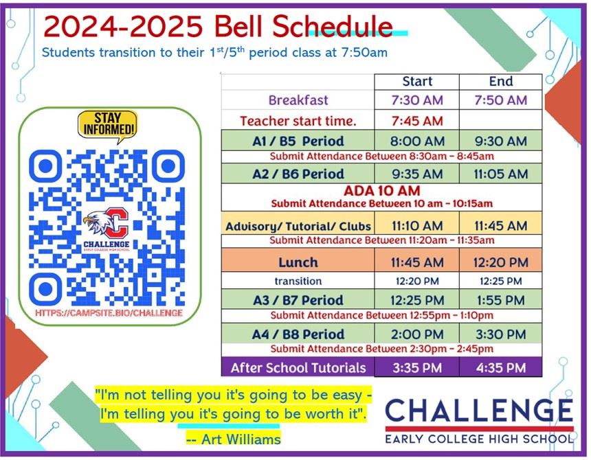 2004 25 Bell Schedule 2004 25 Bell Schedule